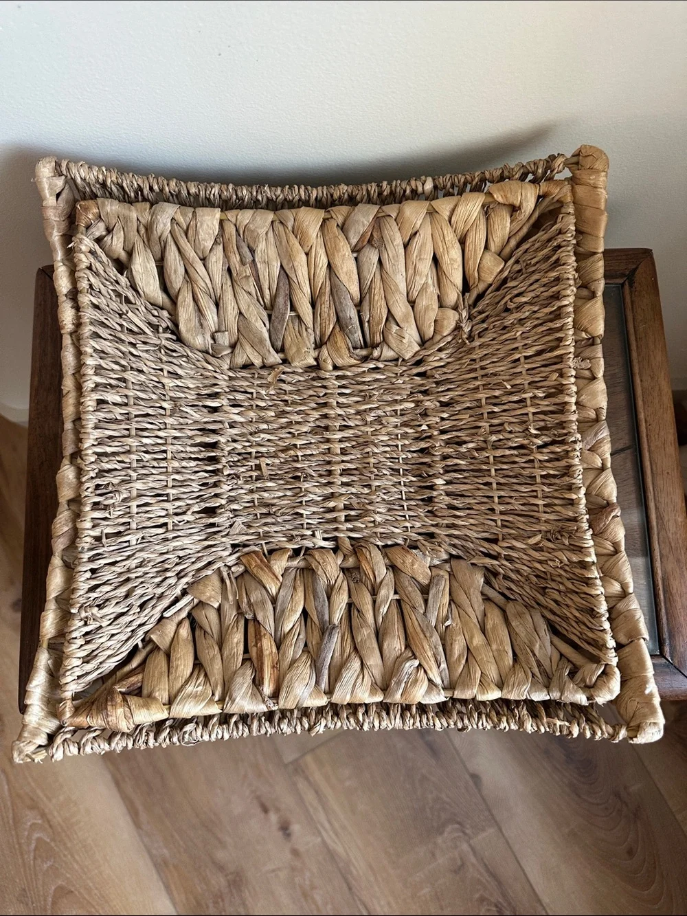 Natural Seagrass Woven Storage Basket - Neutral Set of 2